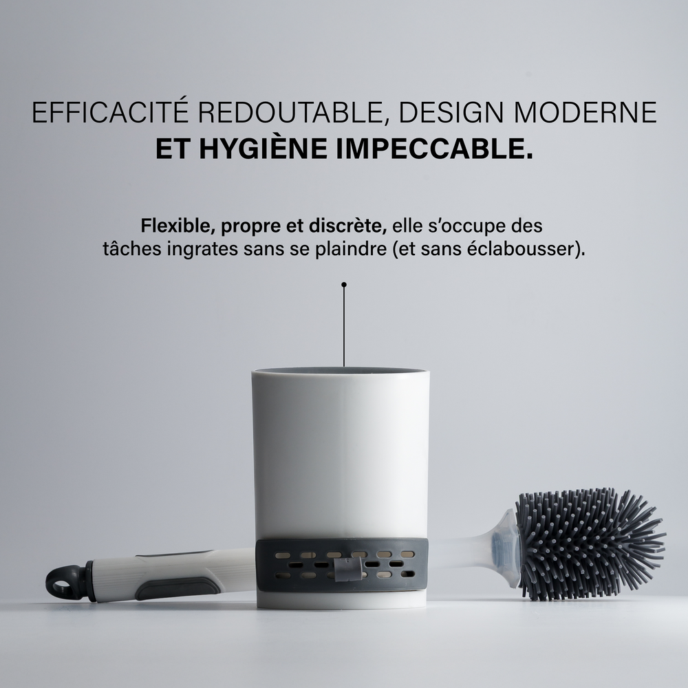 Brosse de toilette BOKU + Pack de 4 palets absorbants