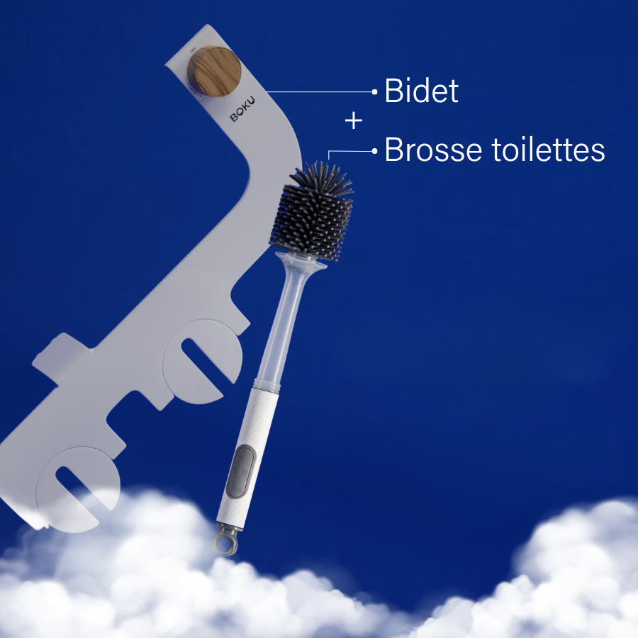Bidet + Brosse de toilette BOKU