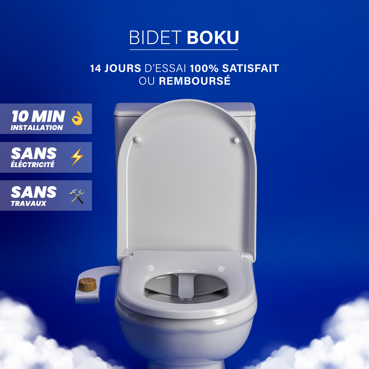 Toilette Japonaise Bidet BOKU | Acheter WC Japonais