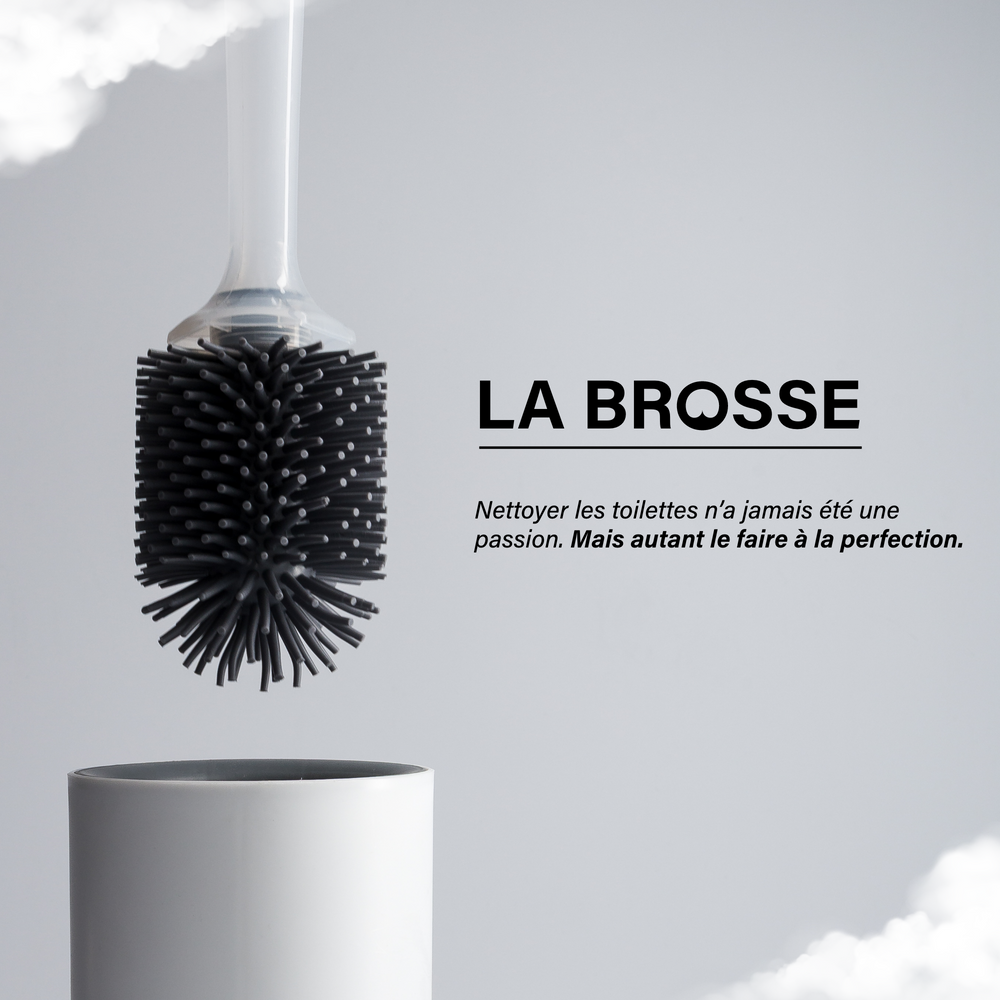 Brosse de toilette BOKU + Pack de 4 palets absorbants