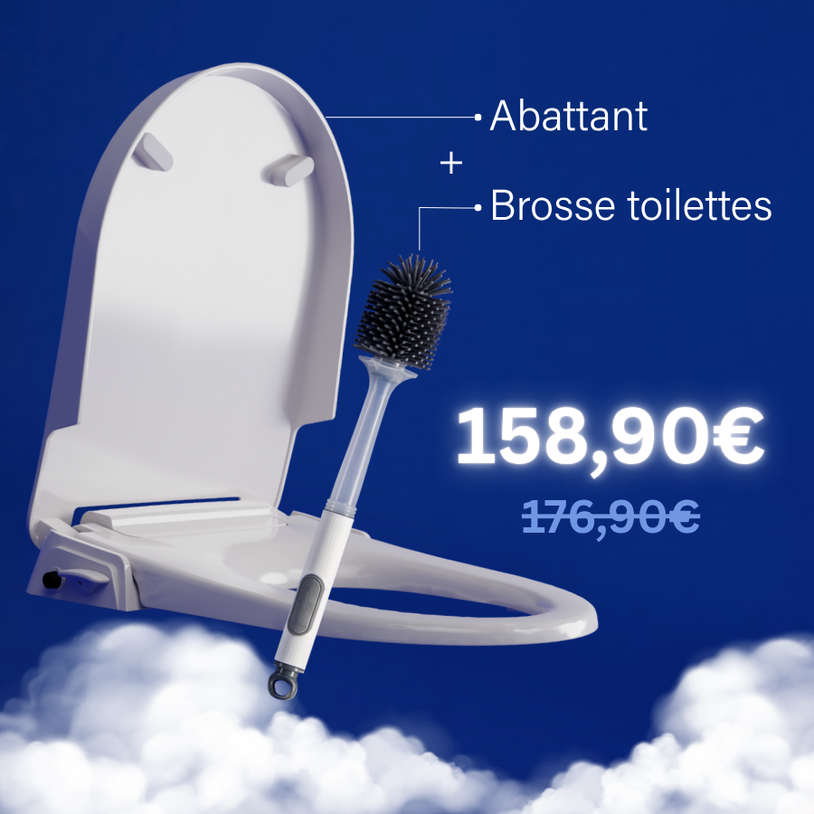 Abattant Japonais + Brosse de toilette BOKU