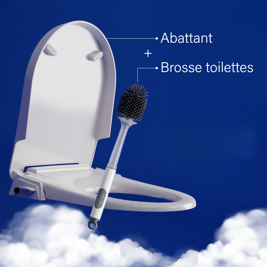 Abattant Japonais + Brosse de toilette BOKU