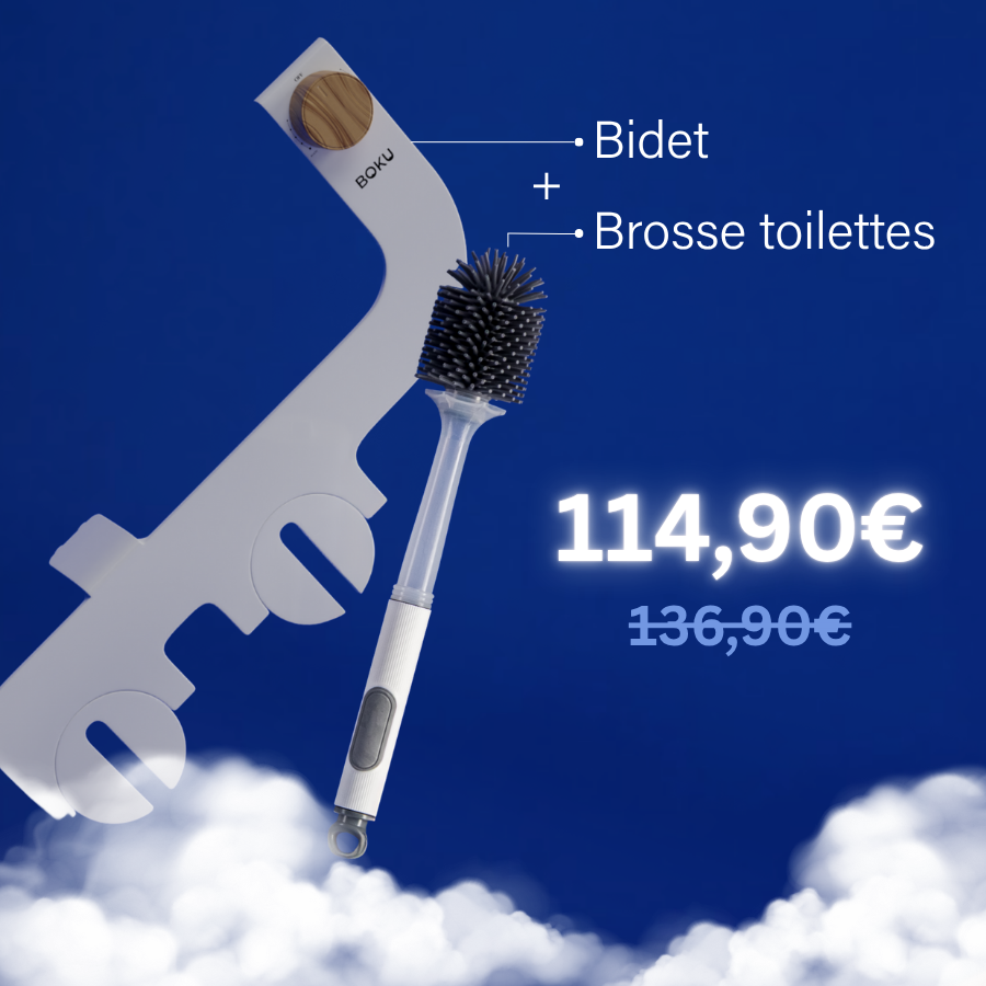 Bidet + Brosse de toilette Boku