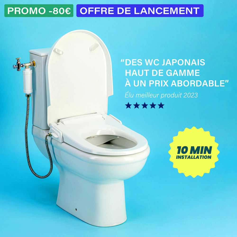 Test des toilettes japonaises à la française BOKU : ÉCOLOGIQUE