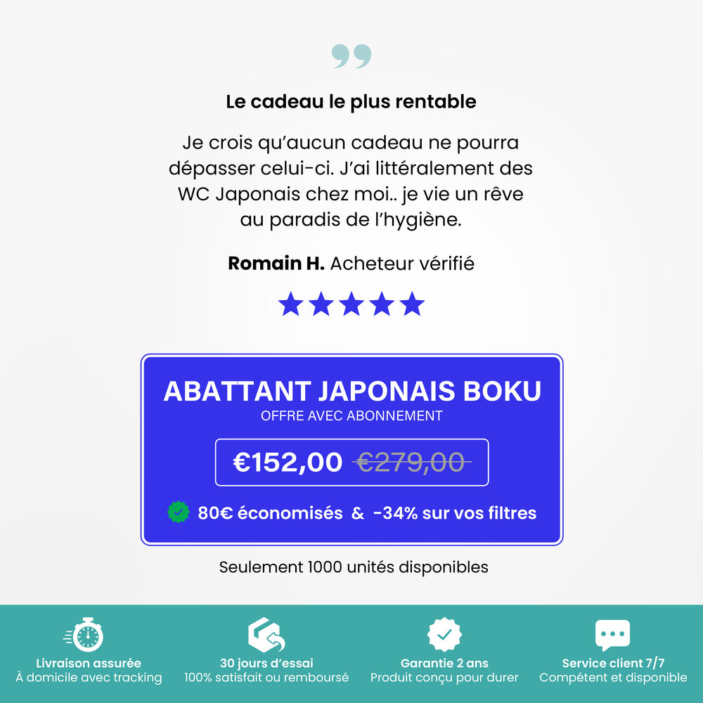 Abattant Japonais BOKU