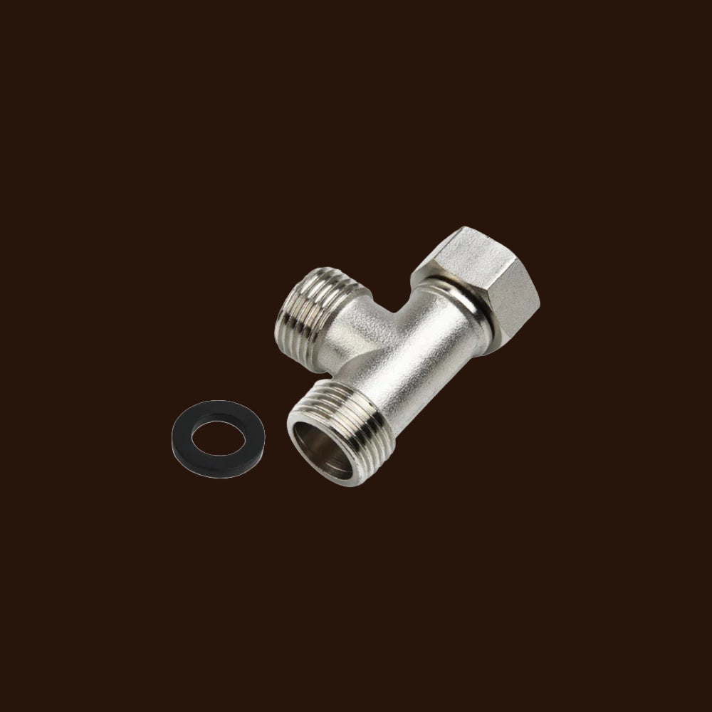 Adaptateur T métal 1/2" pour abattant