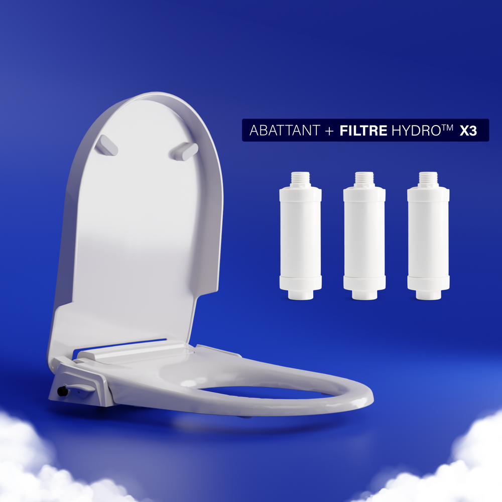 Abattant + Filtre hydro x3