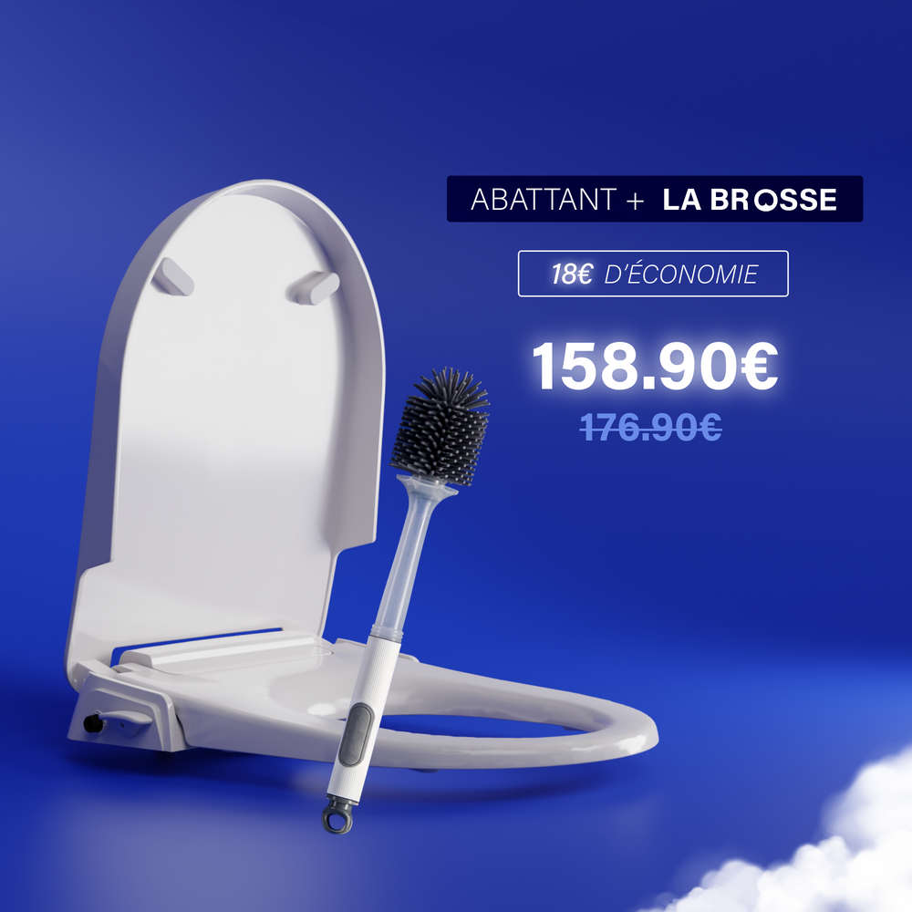 Abattant Japonais + Brosse de toilette BOKU
