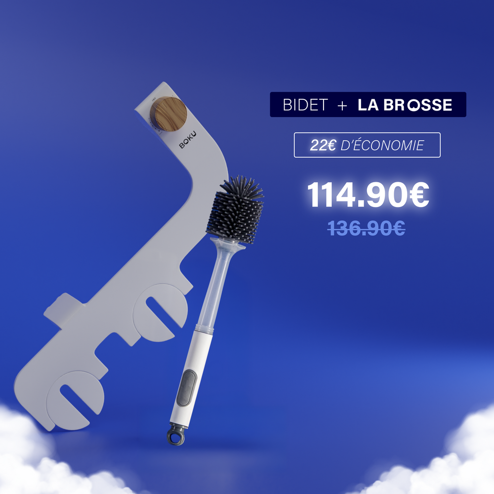 Bidet + Brosse de toilette Boku