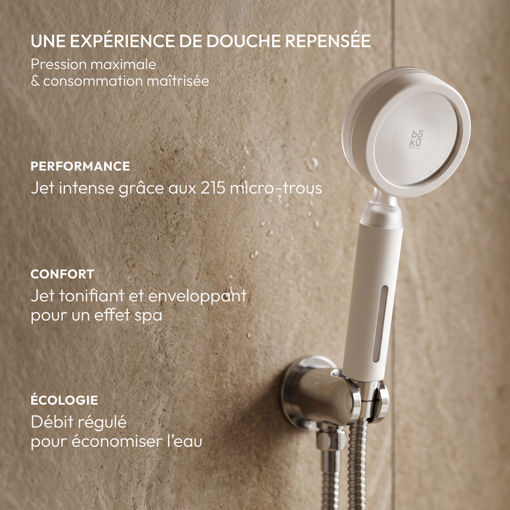 Pommeau de douche filtrant MIZU