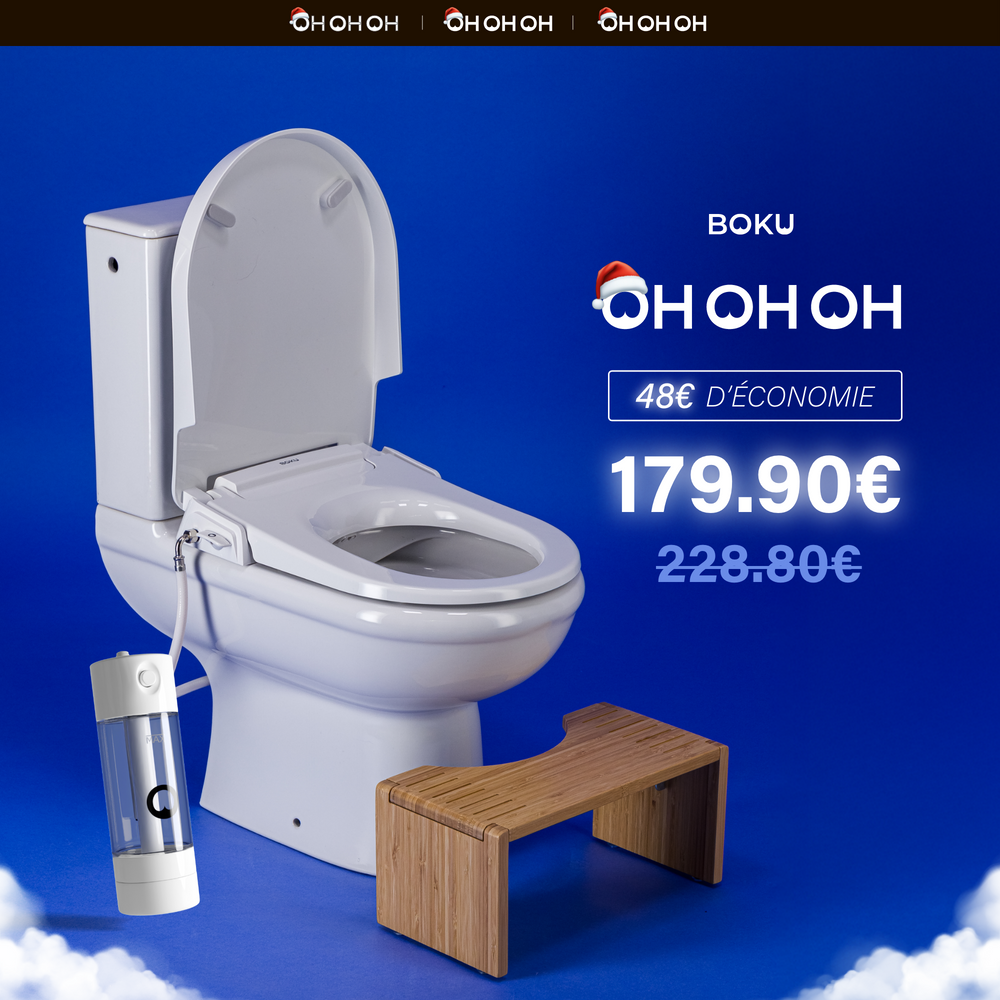 Pack de : Abattant + Mini BOKU + Tabouret