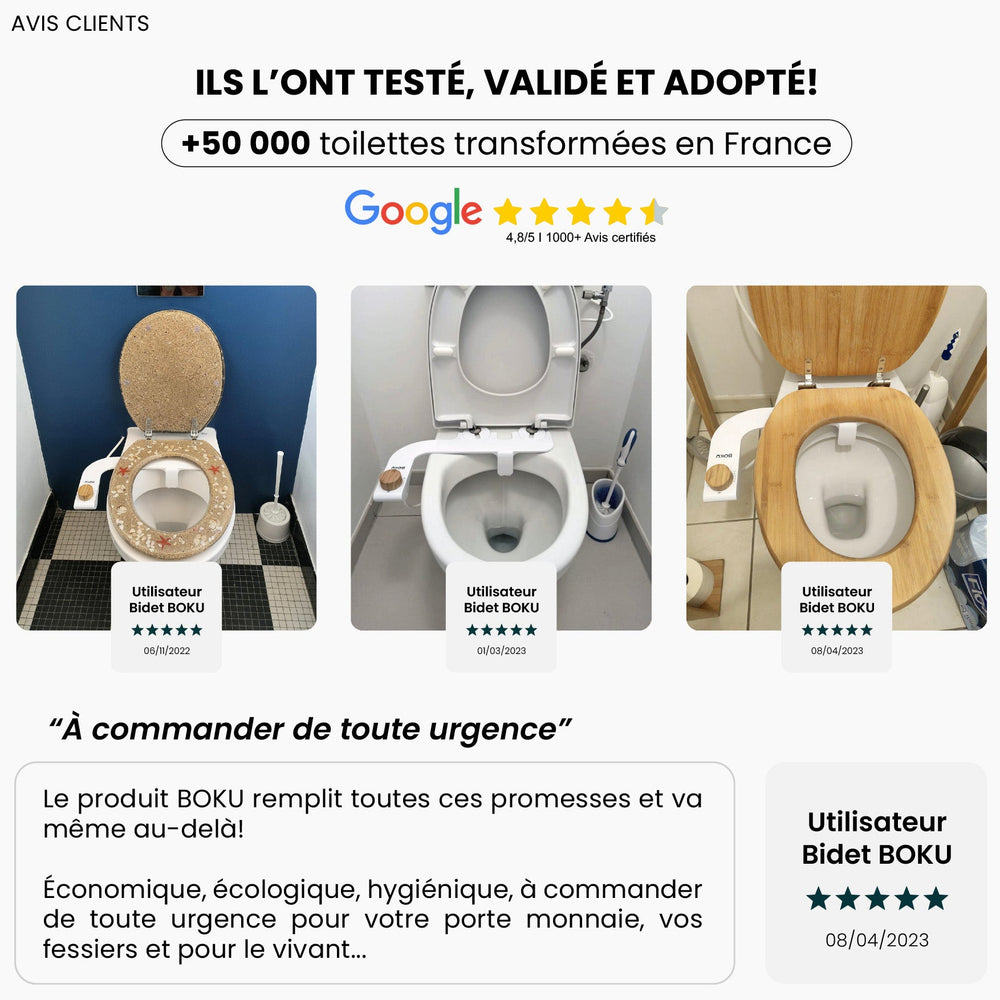 Bidet BOKU Les toilettes Japonnaise à la Française